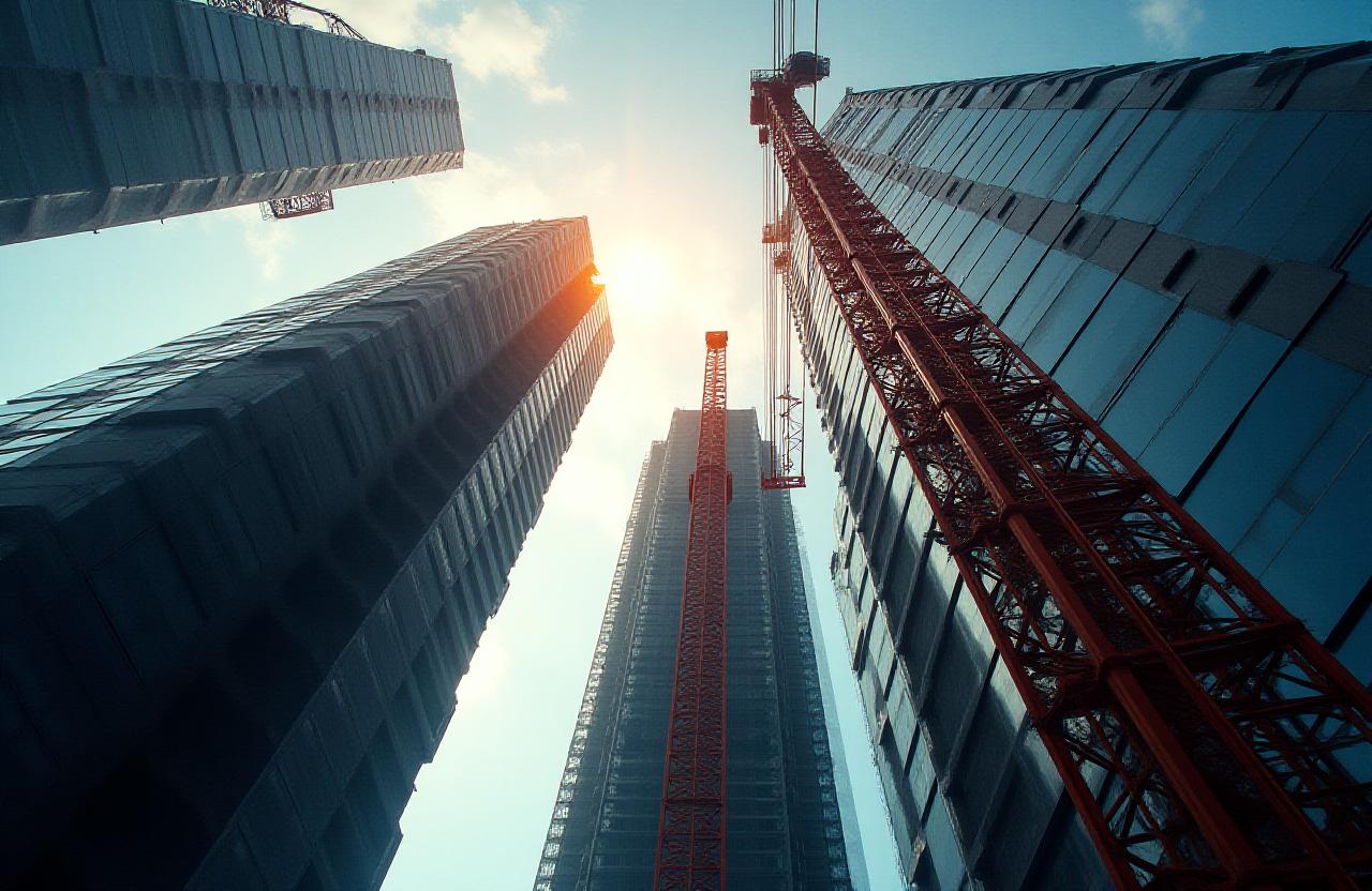 Large scale construction infrastructure