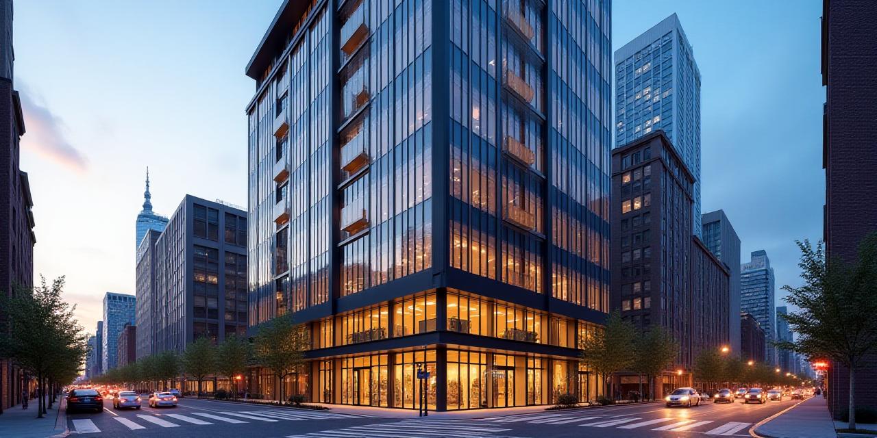 Modern high-density residential building