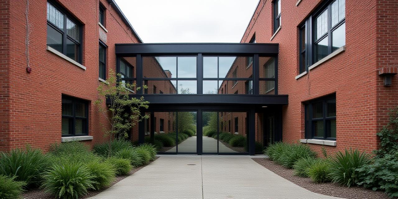 Industrial warehouse conversion to office